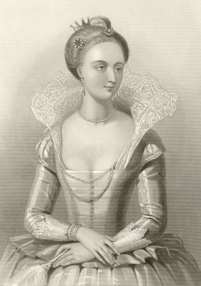 Anna van Denemarken, koningin van koning Jacobus I door English School