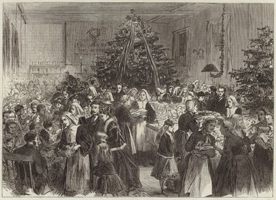 Jaarlijks vermaak en prijsuitreiking van de kerstboom in University College Hospital door English School