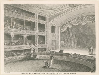 Arena van Astleys Amfitheater, Surrey Road door English School