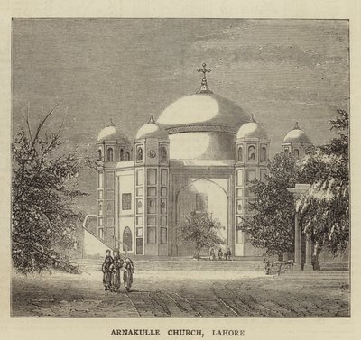 Arnakulle Kerk, Lahore door English School