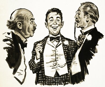 Arnold Bennett: een scène uit The Card door English School