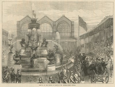 Aankomst van de Prins van Wales in het Bethnal Green Museum door English School