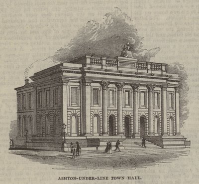Ashton-under-Line stadhuis door English School