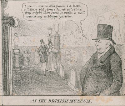 In het British Museum door English School