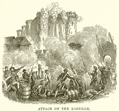Aanval op de Bastille door English School