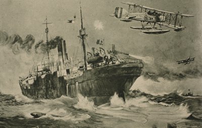 Aanval, de beste verdediging, 1914-19 door English School