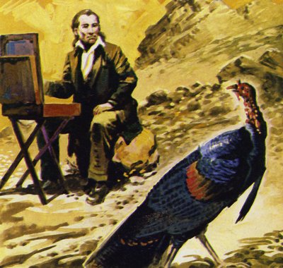 Audubon wijdde zijn leven aan het schilderen van de vogels van Amerika door English School