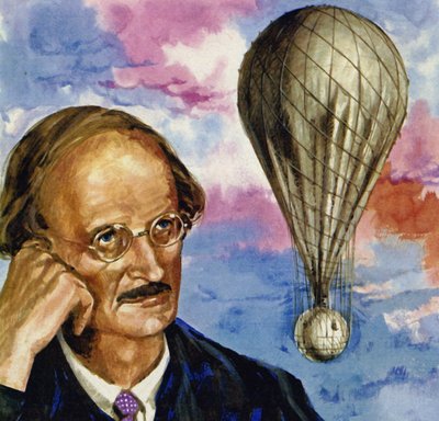 Auguste Piccard, een Zwitserse wetenschapper, steeg tot meer dan 53.000 voet in een ballon door English School
