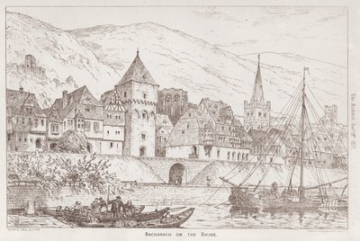 Bacharach aan de Rijn door English School