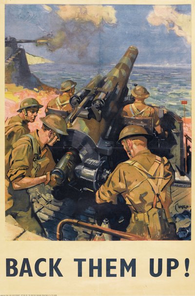 Steun ze! poster, 1941 door English School