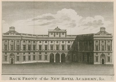 Achterkant van de nieuwe Royal Academy door English School