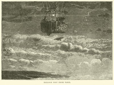 Ballonpost uit Parijs, oktober 1870 door English School