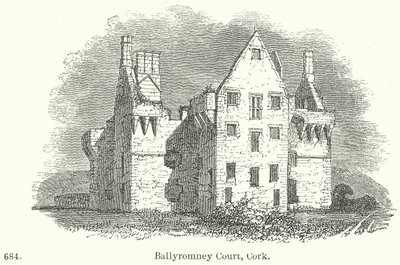Ballyromney Court, Cork (gravure) door English School