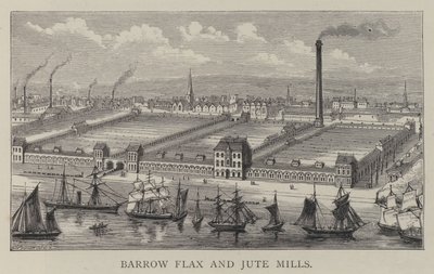 Barrow vlas- en jute molens door English School