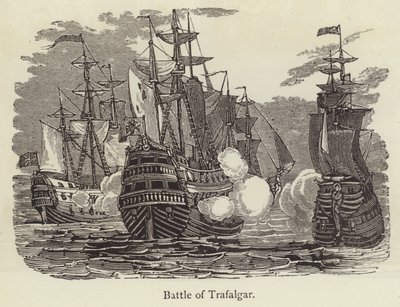 Slag bij Trafalgar door English School