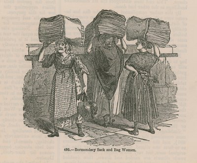 Bermondsey zak- en tasvrouwen door English School