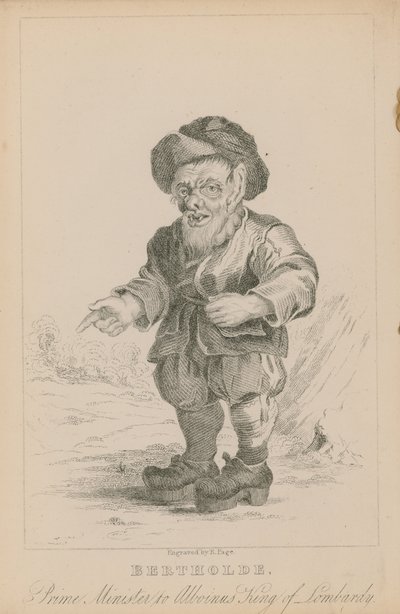 Bertholde, Eerste Minister van Alboinus, Koning van Lombardije door English School