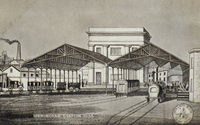 Birmingham Station, 1838 door English School