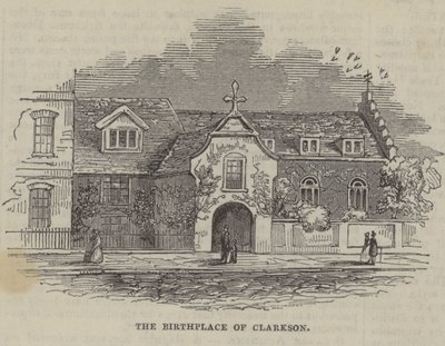 Geboorteplaats van Thomas Clarkson, de Anti-Slavernij campagnevoerder door English School