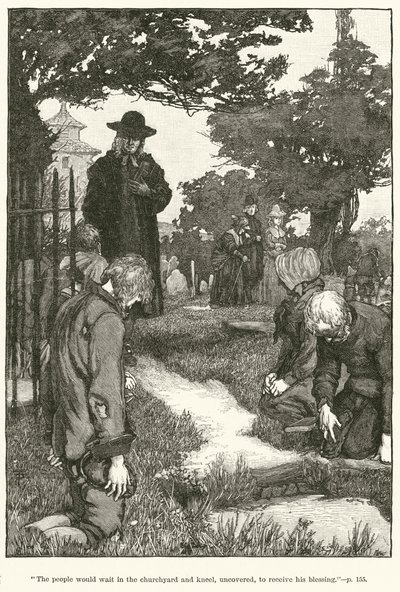 Bisschop Wilson van Sodor en Man (gravure) door English School