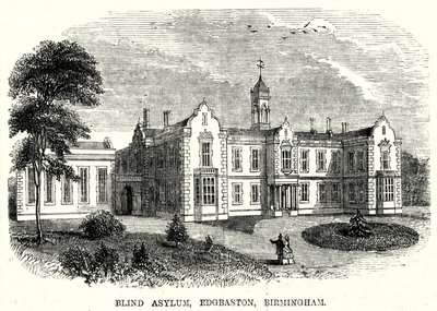 Blindenasiel, Edgbaston, Birmingham door English School