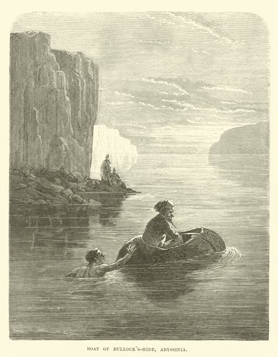 Boot van stierenhuid, Abessinië door English School