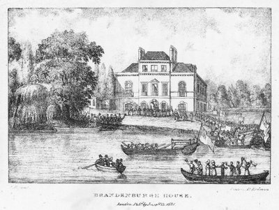 Brandenburgh House, Londen door English School
