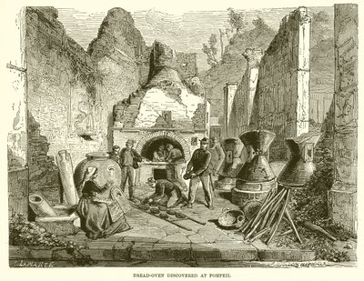 Broodoven ontdekt in Pompeii door English School
