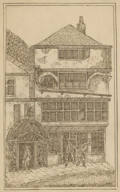 Bricklayers Hall, Leadenhall, nu de Joodse Synagoge, 1797 door English School