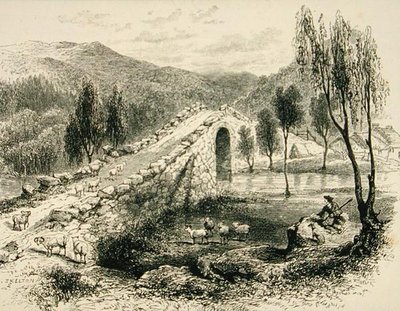 Brug over Sluggan Water, nabij Braemar, uit 