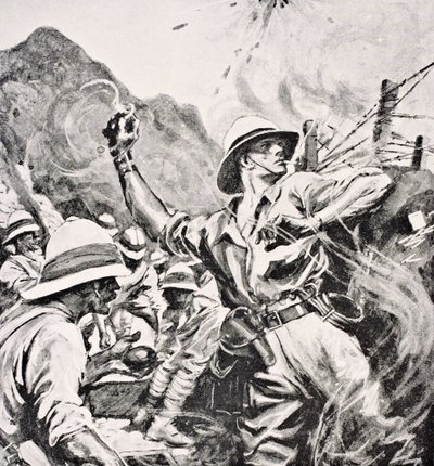 Britse Luitenant W.T. Forshaw VC, uit 