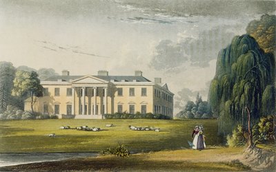 Broadlands, uit Ackermanns Repository of Arts, 1825 door English School