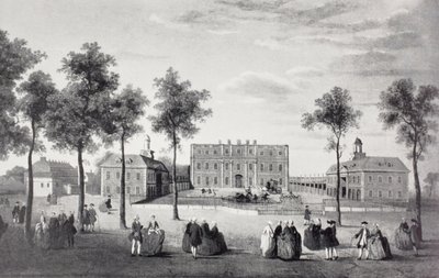 Buckingham House, 1750 door English School