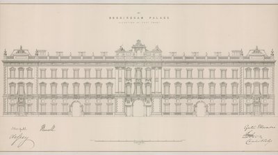 Buckingham Palace, Opgang van de Oostelijke Voorzijde door English School