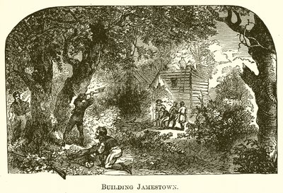 De bouw van Jamestown door English School