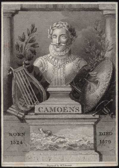 Buste van Luis de Camoens door English School