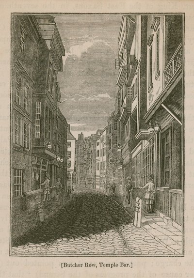 Butcher Row in Temple Bar op de Strand door English School