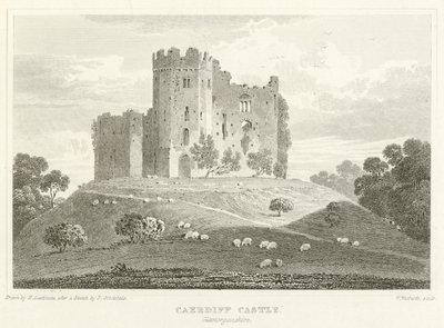 Caerdiff Castle, Glamorganshire door English School