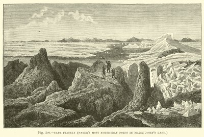 Kaap Fligely, Payers meest noordelijke punt in Franz Josefs Land door English School