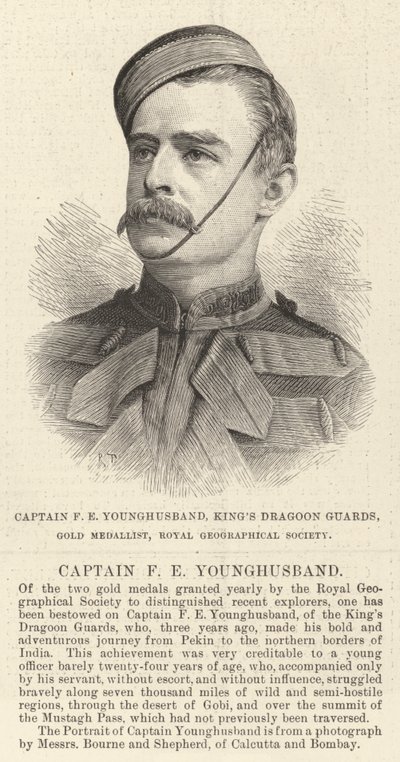 Kapitein F E Younghusband, King