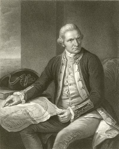 Kapitein James Cook door English School