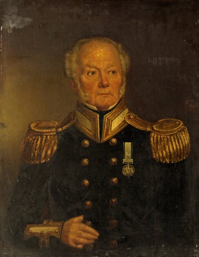 Kapitein Patriarche, Royal Navy, c.1850 door English School