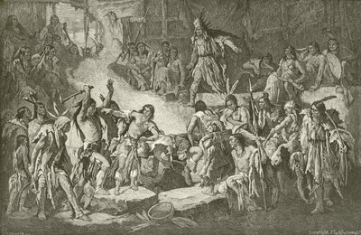 Kapitein Smith gered door Pocahontas door English School