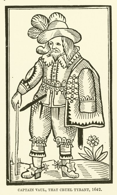 Kapitein Vaul, die wrede tiran, 1642 door English School