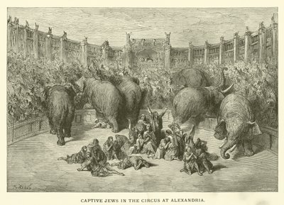 Gevangen Joden in het Circus van Alexandrië door English School