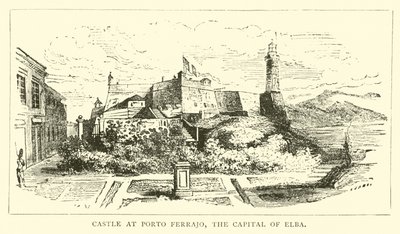Kasteel in Porto Ferrajo, de hoofdstad van Elba door English School