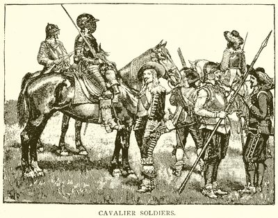 Cavalier Soldaten door English School