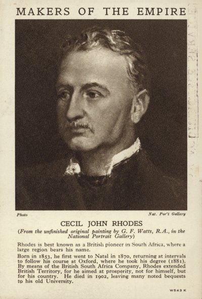 Cecil John Rhodes door English School