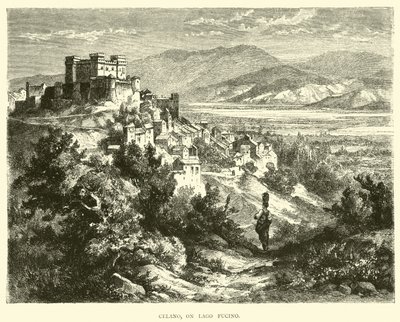 Celano, aan het Lago Fucino door English School