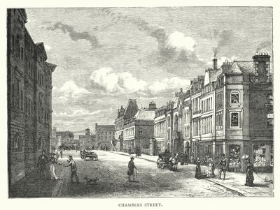 Chambers Street (gravure) door English School